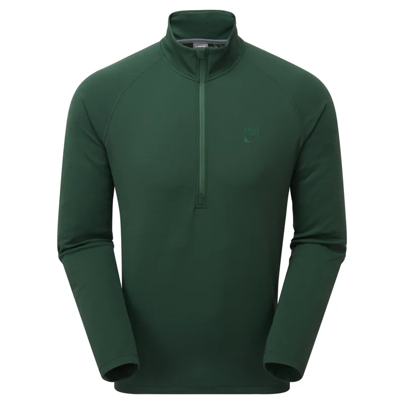 Sprayway Mens Rooke Half Zip Dark Spruce